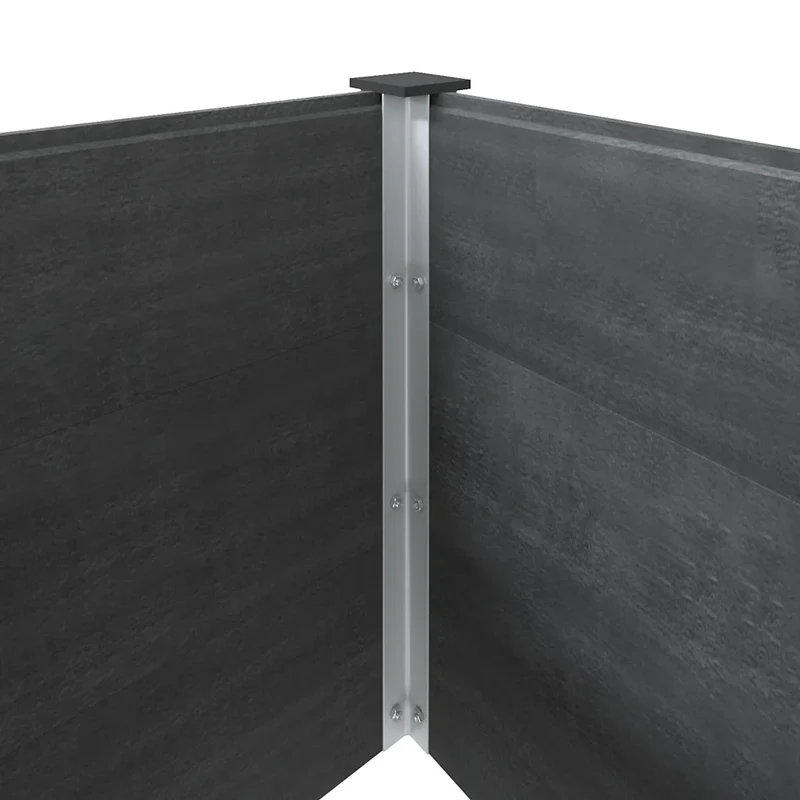 Lot de 1 plate-forme surélevée jardin 300 x 100 x 91 cm usage extérieur résistance intempéries design moderne en wpc gris 02_0046556