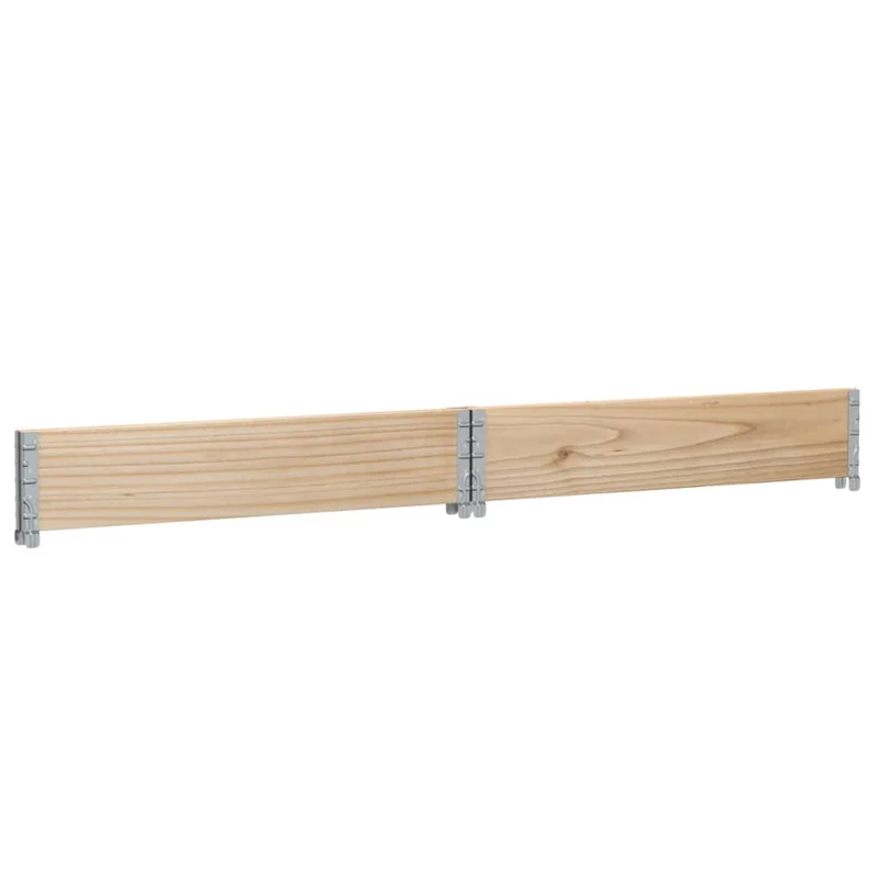 Jardinière bac lit surélevé plantes fleurs terrasse jardin 100 x 100 cm bois de pin massif marron 02_0037238