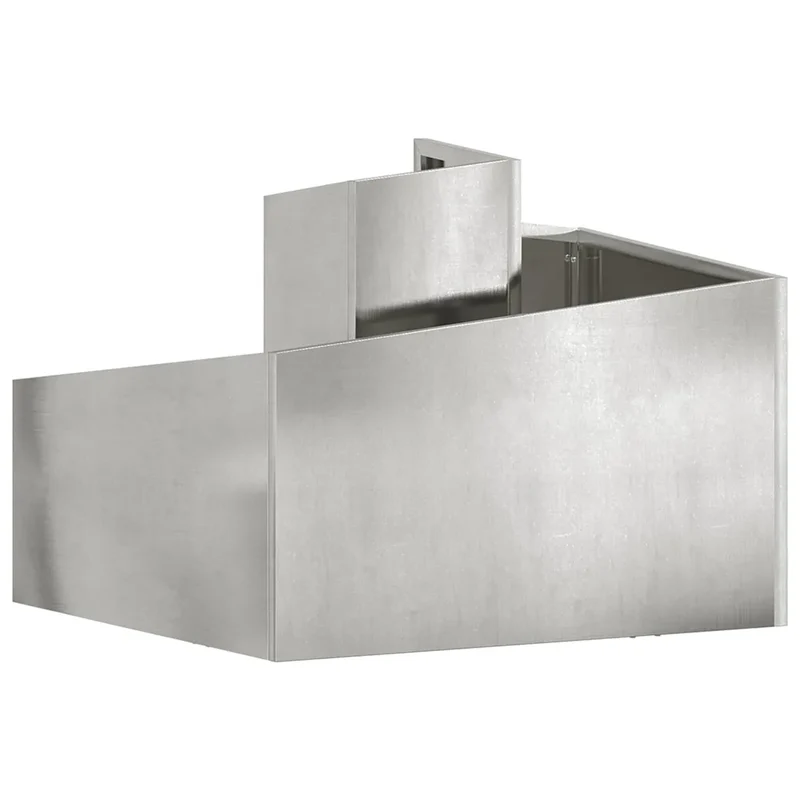 Cache-pot de jardin design moderne extérieur 60 x 60 x 50 cm en acier inoxydable argent 02_0052215