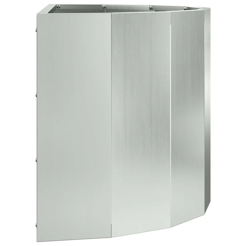 jardinière demi-ronde moderne pour extérieur 60 x 30 x 35 cm en acier galvanisé argent 02_0052941