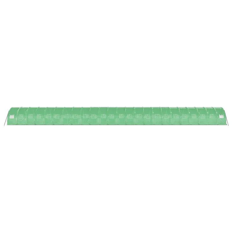 Serre tente abri plante fleur légumes avec cadre en acier 72 m² 24 x 3 x 2 m vert 02_0044628