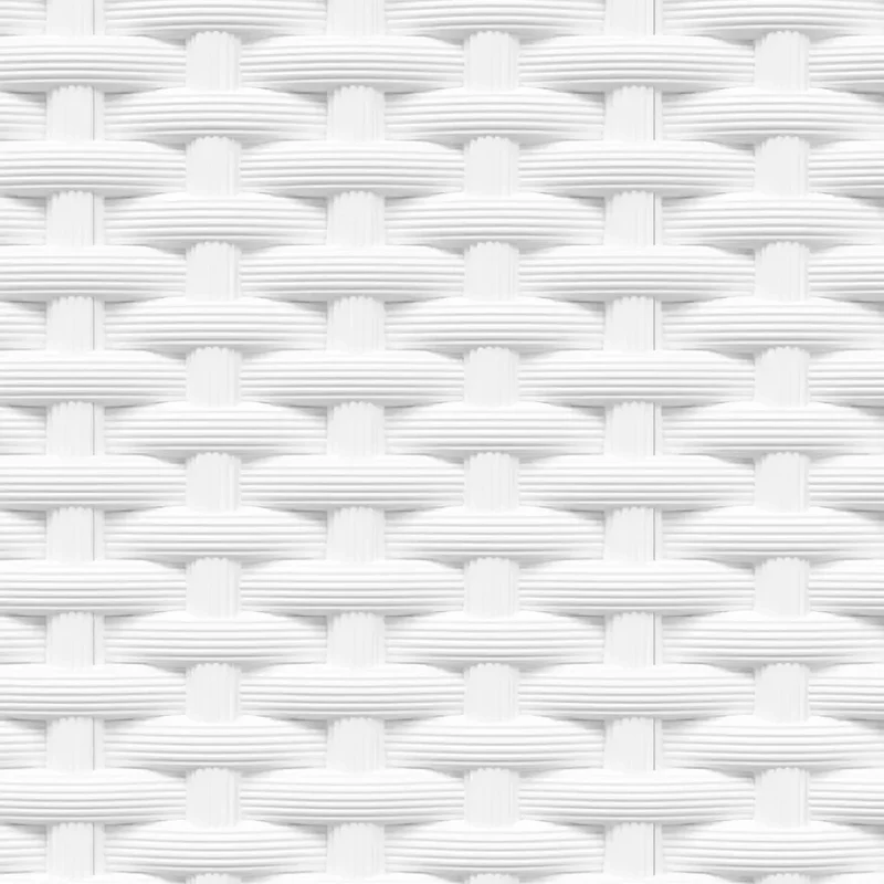 Lot de 4 jardinières décoratives modernes balcon jardin 30 x 30 x 37 cm en PP blanc 02_0047407