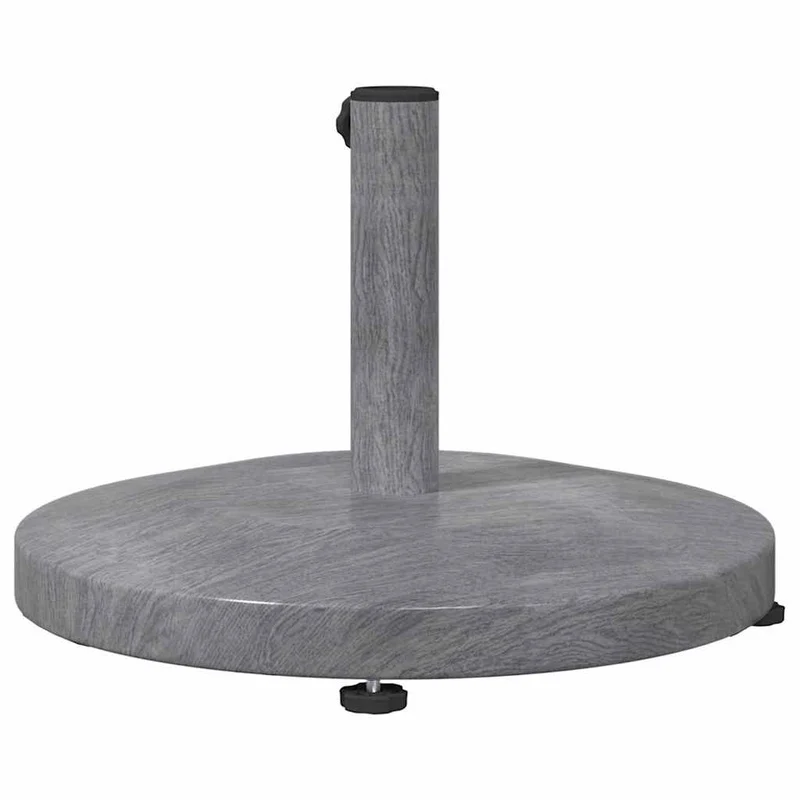 Base de parasol moderne ronde extérieure 48 x 48 x 32 cm design épuré jardin en acier gris foncé 02_0058936