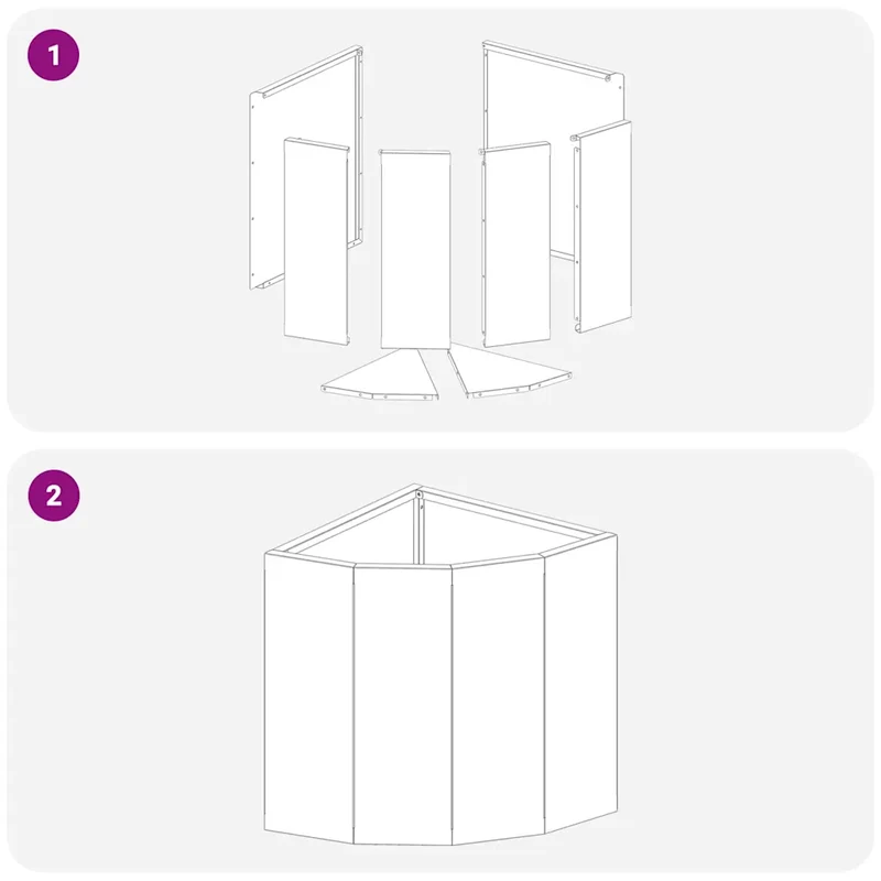 Jardinière d'angle moderne optimisée pour extérieur 30 x 30 x 35 cm en acier blanc 02_0052895