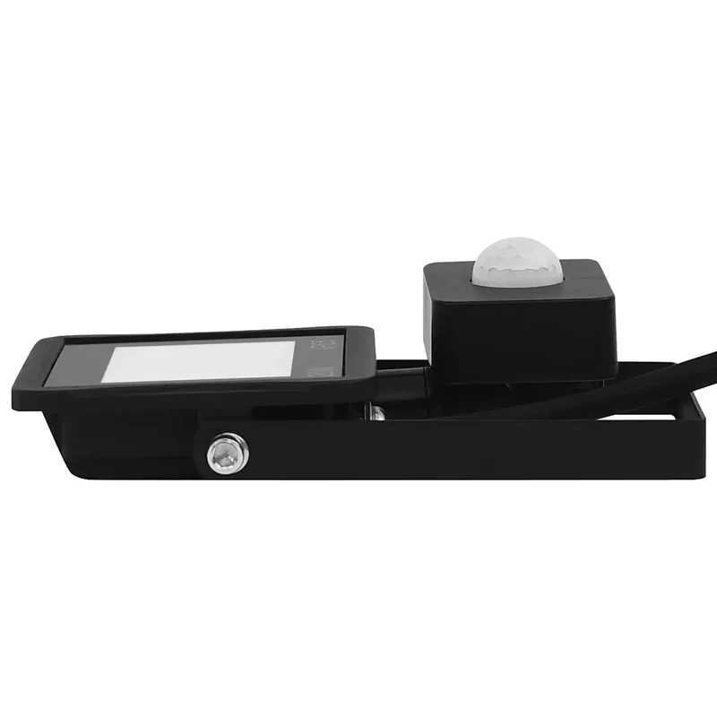 Projecteur à LED avec capteur extérieur 13 x 16,5 cm éclairage optimal angle 180° design moderne en aluminium noir 02_0046086