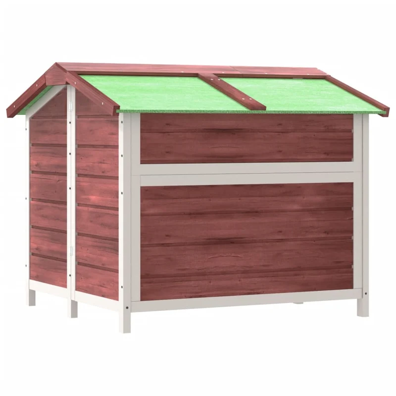 Chenil moka 96 x 87 x 80,5 cm bois de pin solide marron 02_0041917