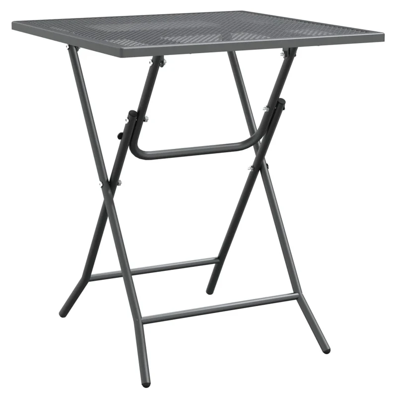 Mobilier à dîner de jardin 5 pièces maille métal anthracite 02_0014775