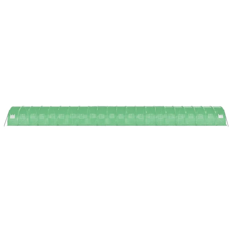 Serre tente abri plante fleur légumes avec cadre en acier 66 m² 22 x 3 x 2 m vert 02_0044620