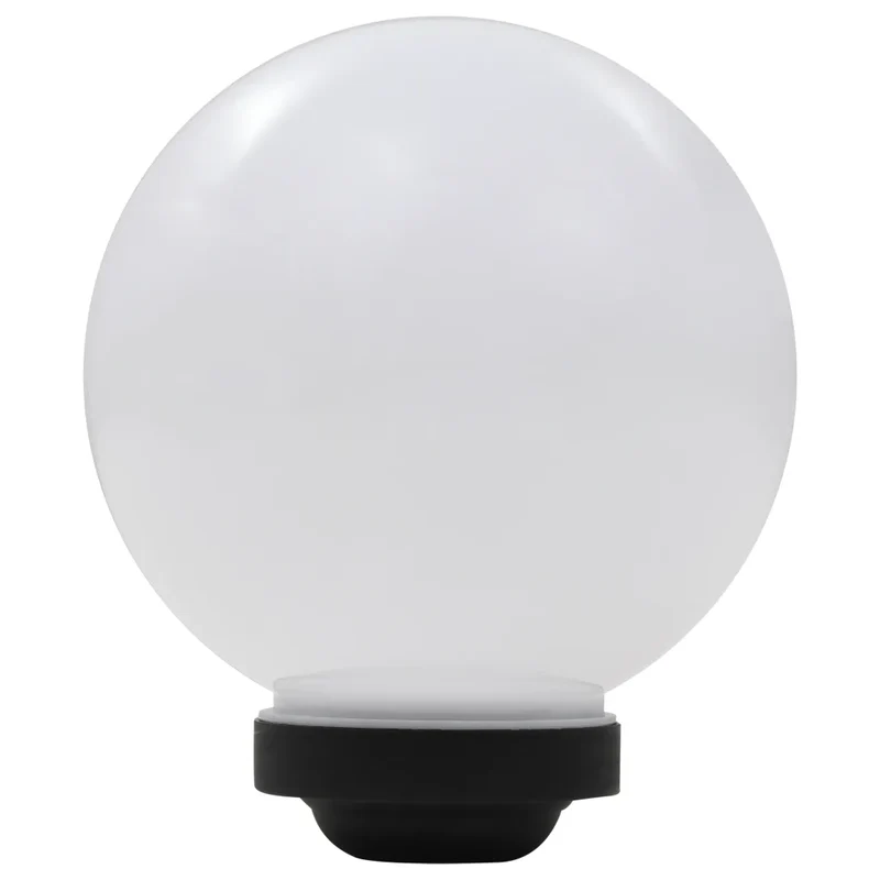 Lot de 3 lampes LED sphériques d'extérieur éclairage décoratif jardin 20 cm en PP blanc 02_0045897