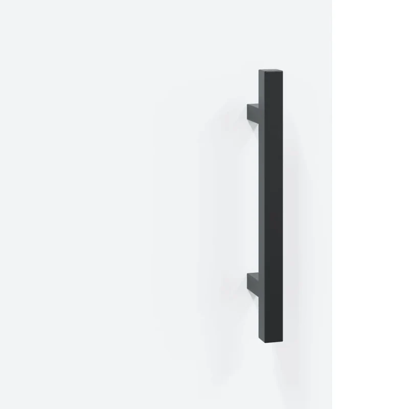 Lot de 2 armoires murales pratiques 69,5 x 34 x 90 cm rangement élégant en bois d'ingénierie blanc 02_0055372