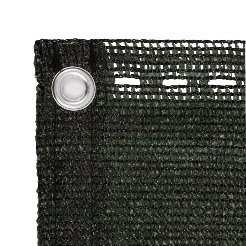 Écran de balcon brise pare vue protection confidentialité vert foncé 120 x 400 cm PEHD 02_0010432