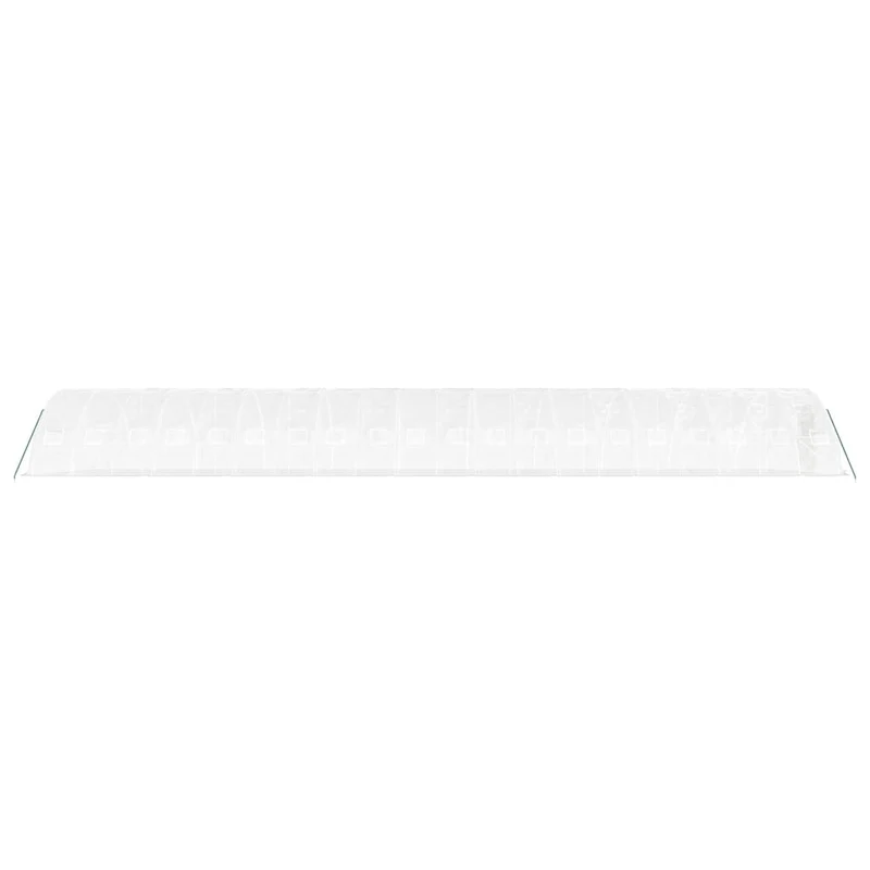 Serre tente abri plante fleur légumes avec cadre en acier 100 m² 20 x 5 x 2,3 m blanc 02_0044529