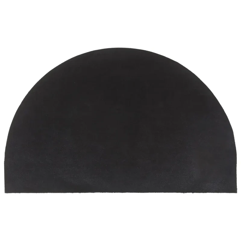 Tapis de porte naturel demi-rond 50 x 80 cm support antidérapant durable extérieur en fibre de coco naturel 02_0046153