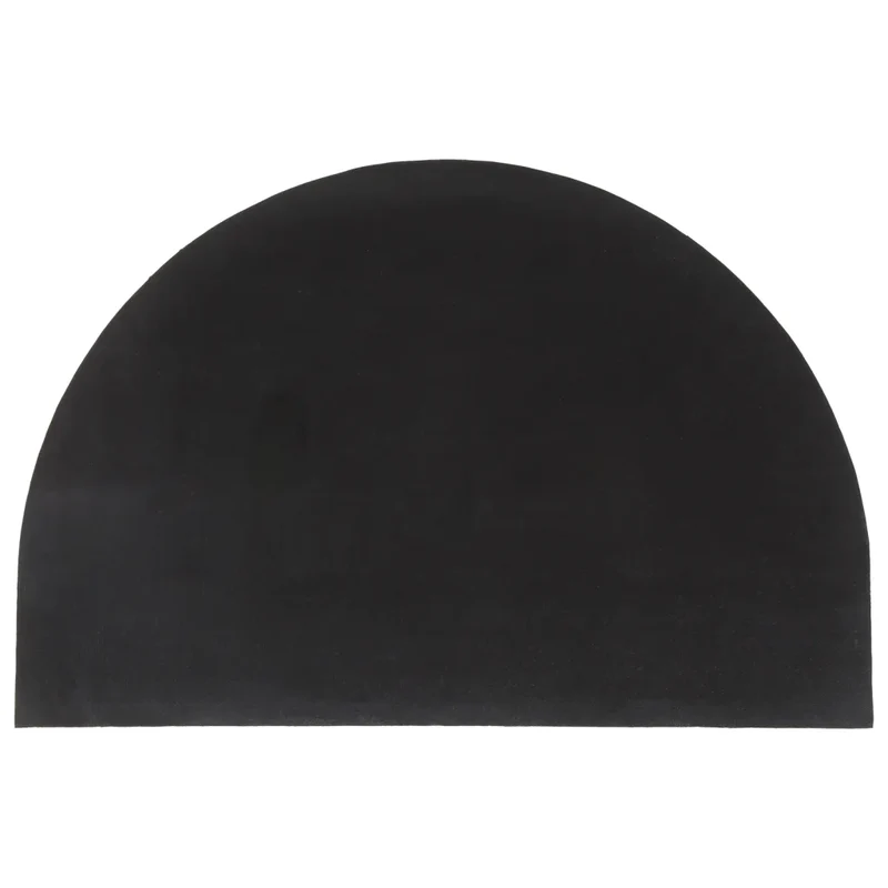 Tapis de porte demi-rond 60 x 90 cm antidérapant durable extérieur intérieur en fibre de coco naturel 02_0046155