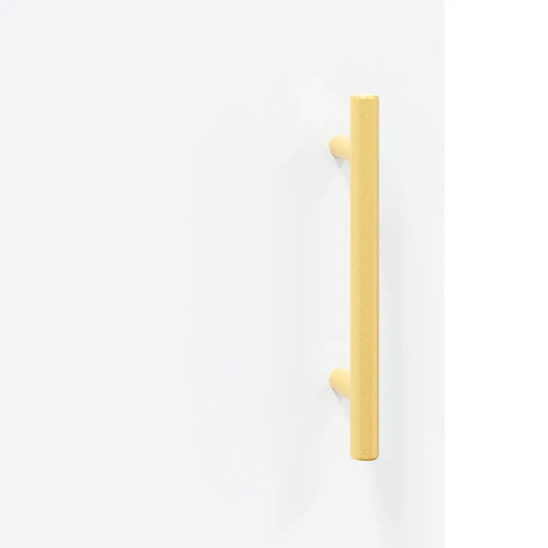 Lot de 2 armoires murales blanches 69,5 x 34 x 90 cm avec grand espace de rangement design contemporain en bois blanc 02_0055465