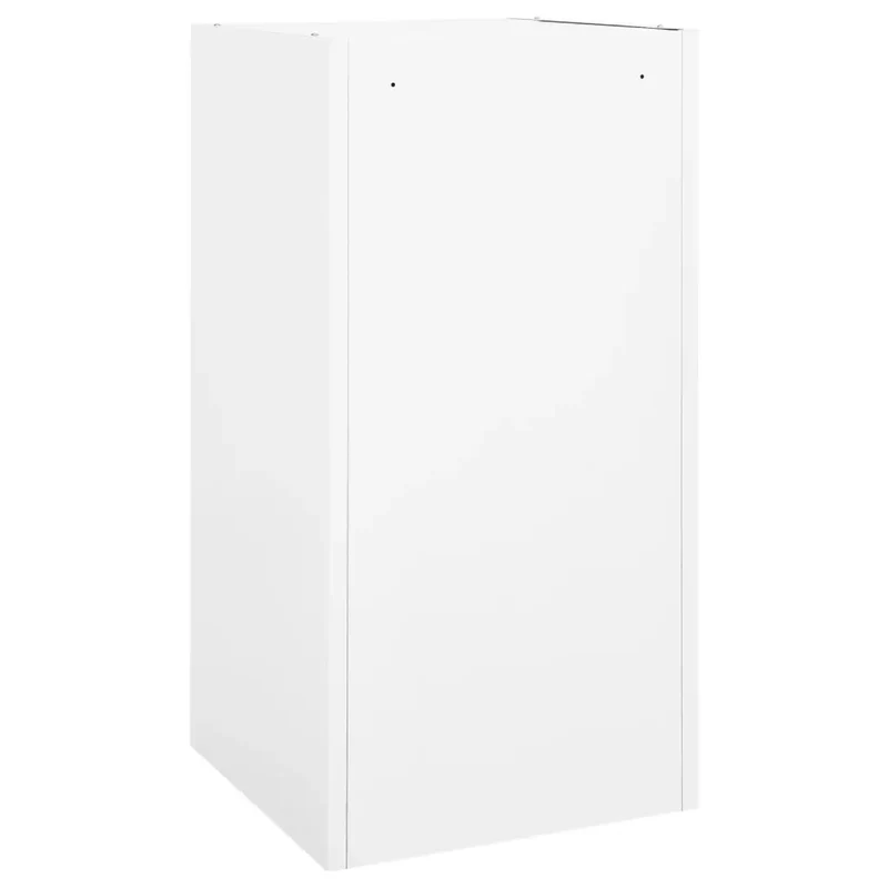 Armoire à selles blanche verrouillable 53 x 53 x 105 cm pour rangement écurie équipée acier 02_0046984