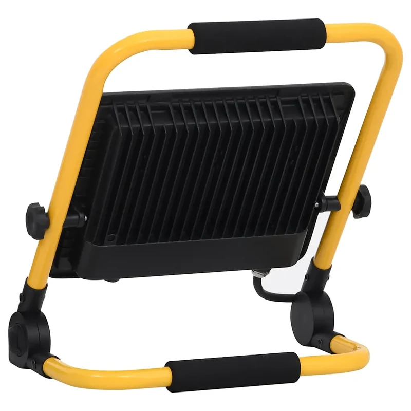 Projecteur à LED portable 31 x 16 x 35 cm 7000 lm angle 120° économe en aluminium noir 02_0046096