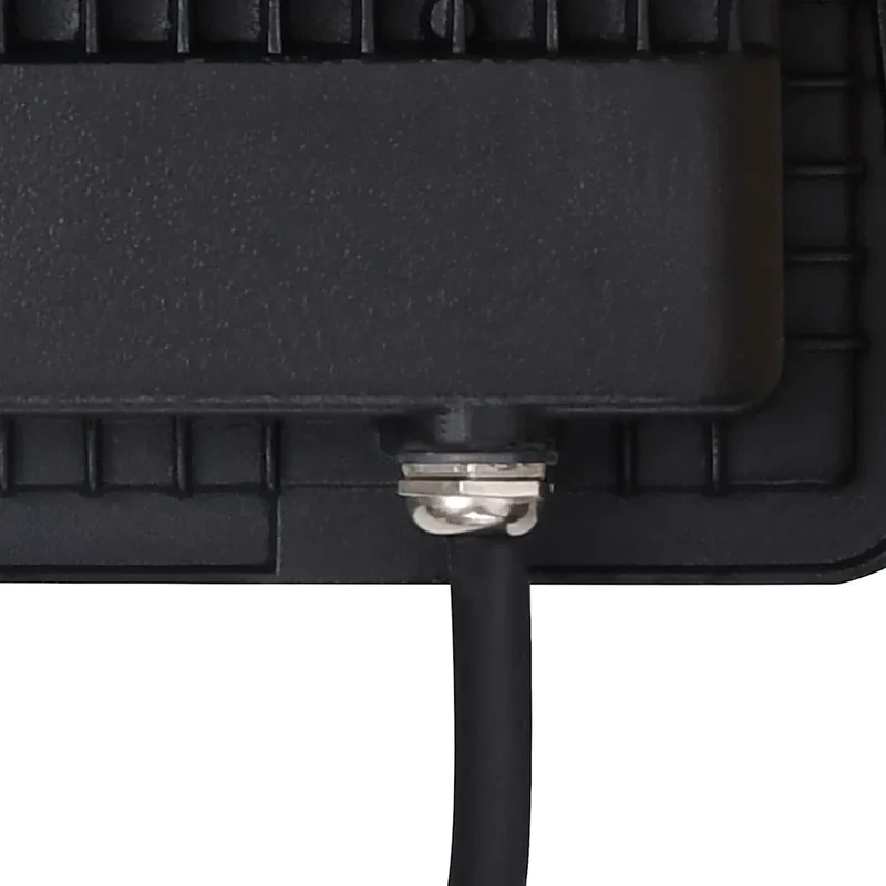 Projecteur à LED portable 31 x 16 x 35 cm 7000 lm angle 120° économe en aluminium noir 02_0046096