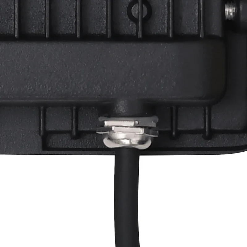 Projecteur à LED pliable avec poignée 21 x 16 x 26 cm éclairage optimal économe en aluminium noir 02_0046099