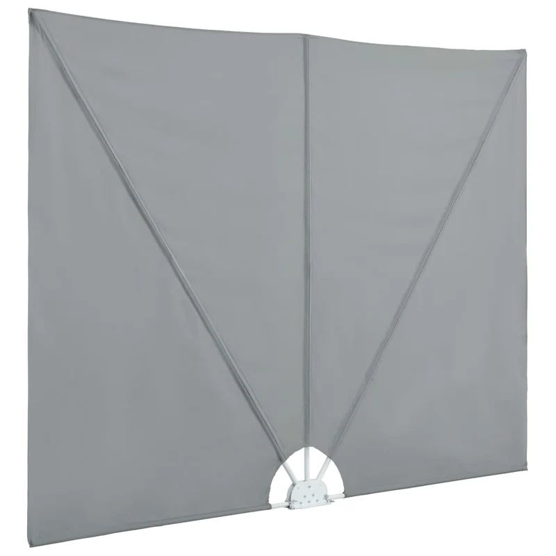Auvent paravent store brise-vue latéral rétractable de patio jardin terrasse balcon protection visuelle écran 300 x 200 cm gris 02_0007074