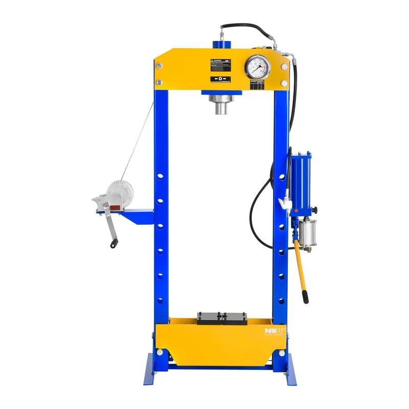 Presse d'atelier hydropneumatique réglable en hauteur sur 7 positions 50 tonnes de pression 14_0003141