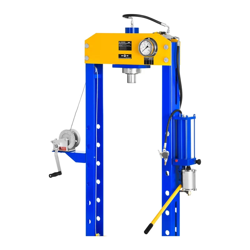 Presse d'atelier hydropneumatique réglable en hauteur sur 7 positions 50 tonnes de pression 14_0003141