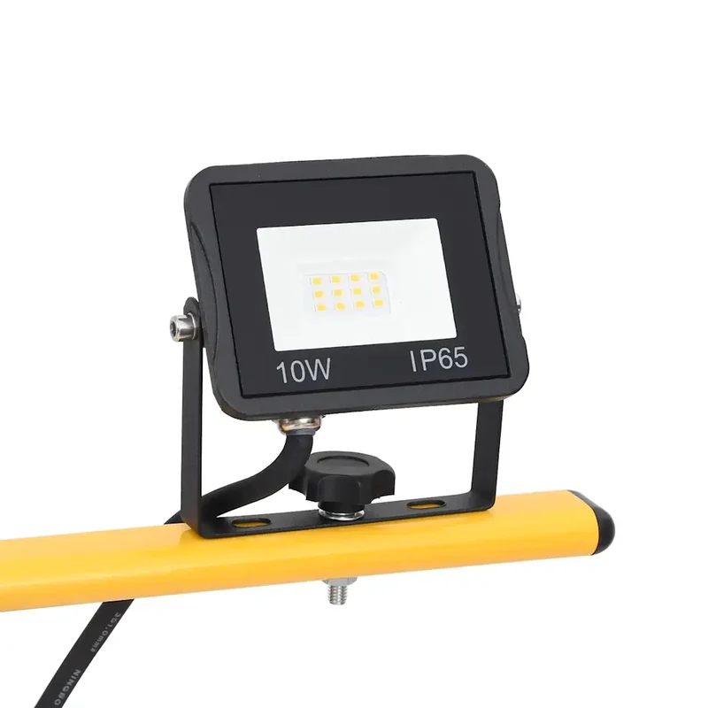 Projecteur à LED avec trépied réglable 78 x 78 x 164,5 cm éclairage optimal moderne style atelier en aluminium noir 02_0046112