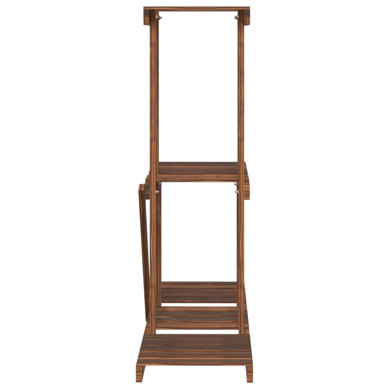 Support à fleurs meuble plante 81 x 25 x 75,5 cm bois massif de sapin marron 02_0045218