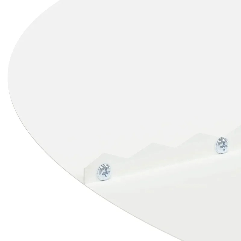 Bague d'arbre décorative moderne jardin 70 x 70 cm protège zone racinaire style élégant en acier blanc 02_0052301