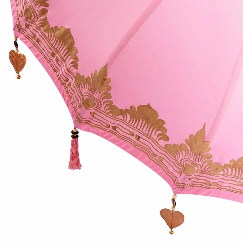 Parasol balinais design tropical jardin 185 x 185 x 260 cm avec base en bois massif rose 02_0055951