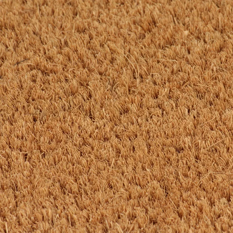 Lot de 2 tapis de porte touffetés intérieur extérieur antidérapants 40 x 60 cm en fibre de coco naturel 02_0046151