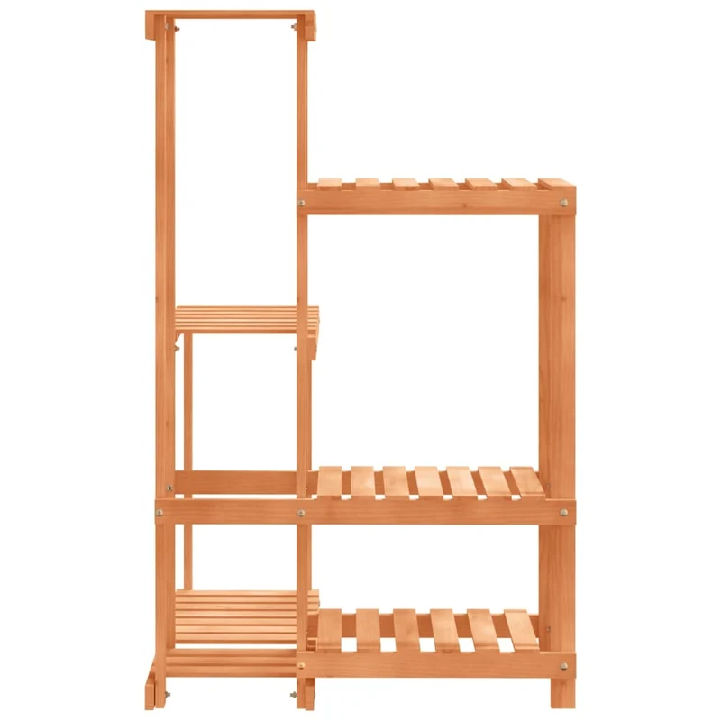 Support à fleurs meuble plante 62,5 x 61,5 x 101,5 cm bois massif de sapin marron 02_0045214