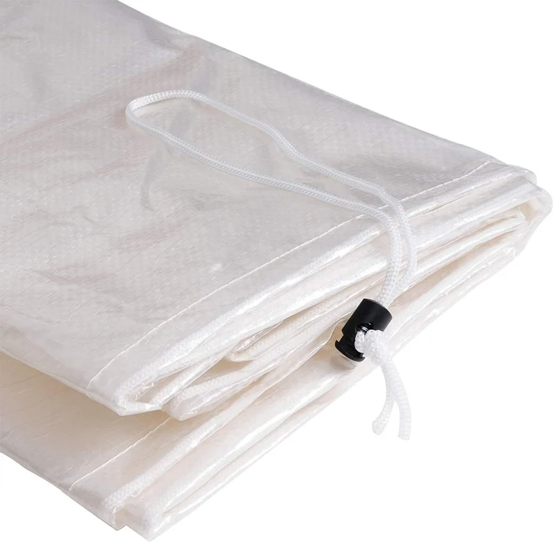 Housse de protection de meubles pour ensembles de meubles de jardin Bâche imperméable en PE, transparente 19_0000972
