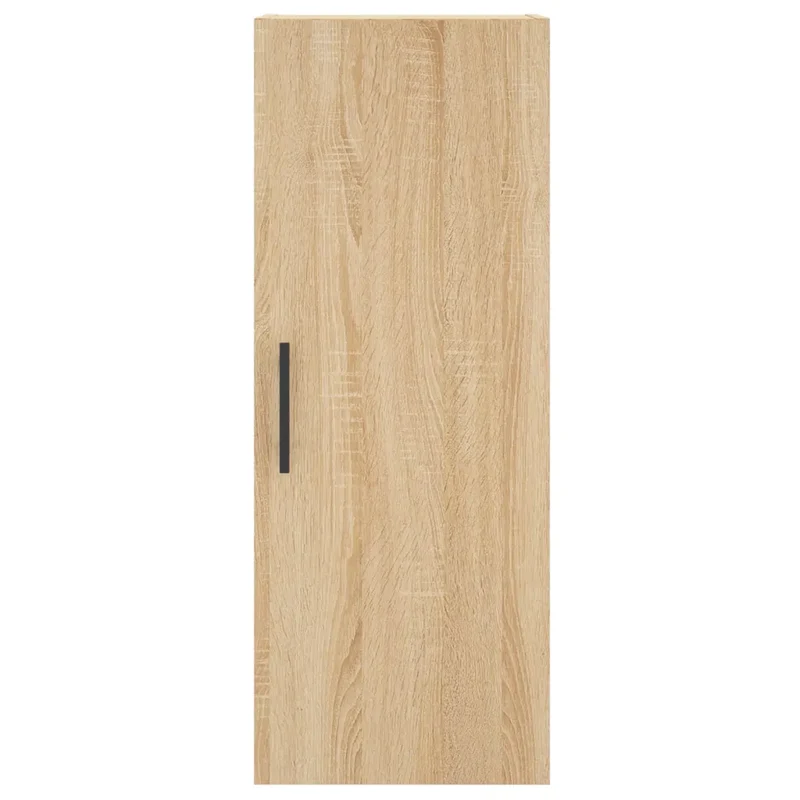 Armoire murale design pratique espace de rangement 34,5 x 34 x 90 cm en bois d'ingénierie chêne sonoma 02_0048675
