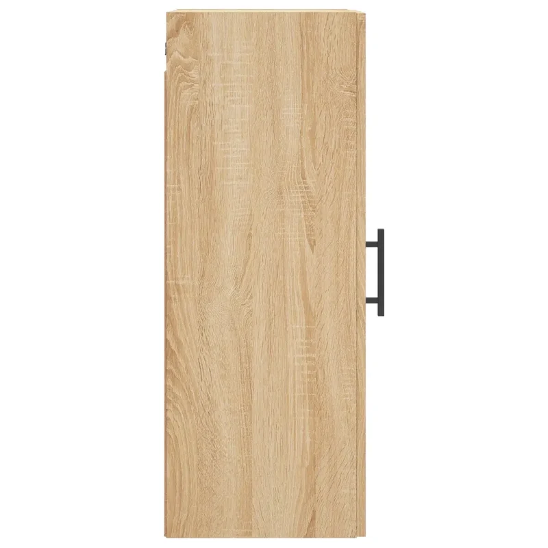 Armoire murale design pratique espace de rangement 34,5 x 34 x 90 cm en bois d'ingénierie chêne sonoma 02_0048675