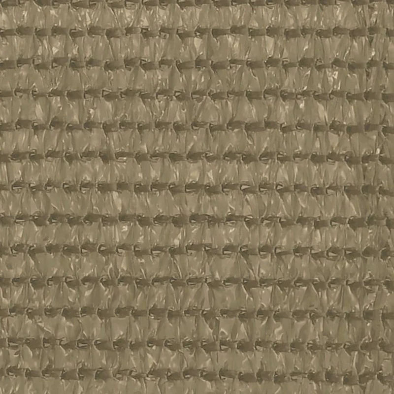 Écran de balcon brise pare vue protection confidentialité taupe 75 x 500 cm PEHD 02_0010385