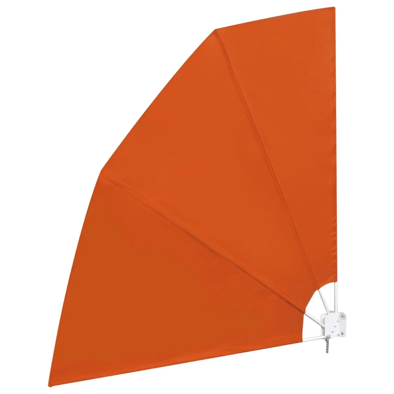 Auvent paravent store brise-vue latéral rétractable de patio jardin terrasse balcon protection visuelle écran 210 x 210 cm orange 02_0007063