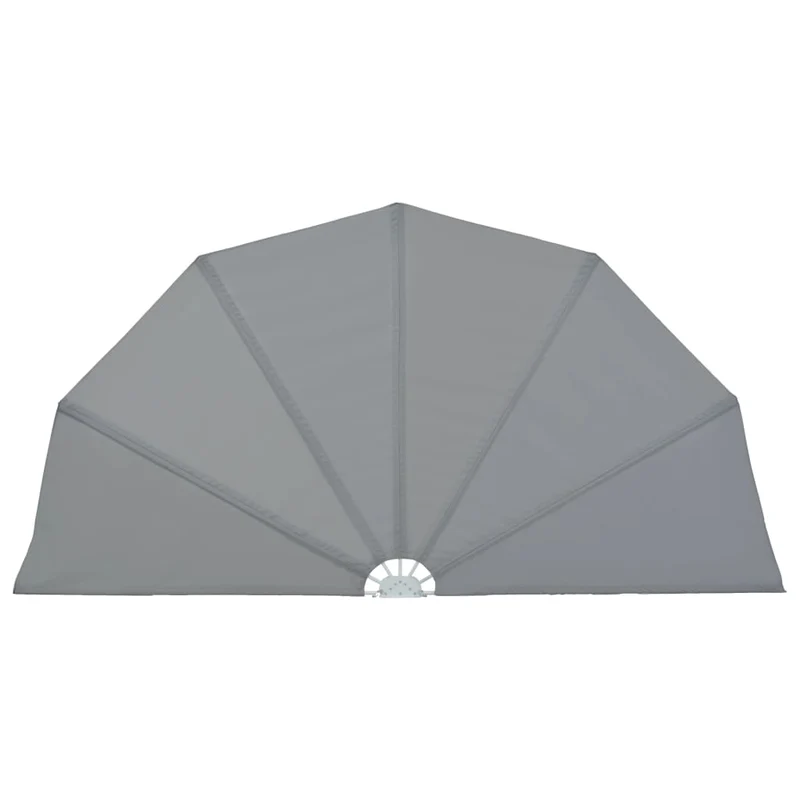 Auvent paravent store brise-vue latéral rétractable de patio jardin terrasse balcon protection visuelle écran 160 cm gris 02_0007070