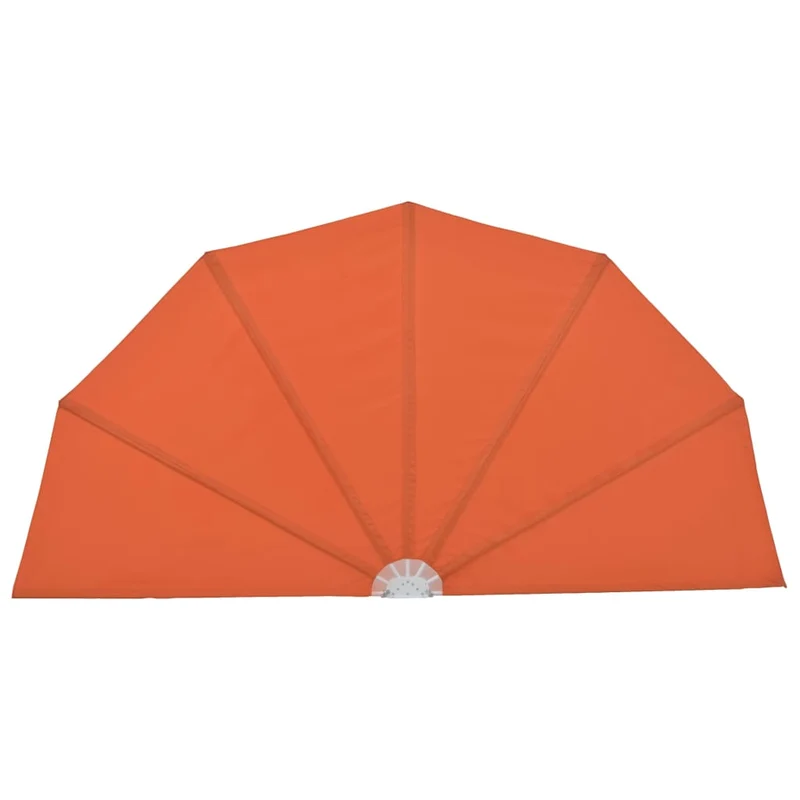 Auvent paravent store brise-vue latéral rétractable de patio jardin terrasse balcon protection visuelle écran 200 cm terre cuite 02_0007077