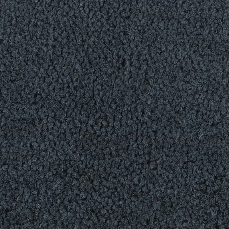 Tapis de porte demi-rond facile à nettoyer 40 x 60 cm antidérapant design moderne en fibre de coco gris foncé 02_0046169