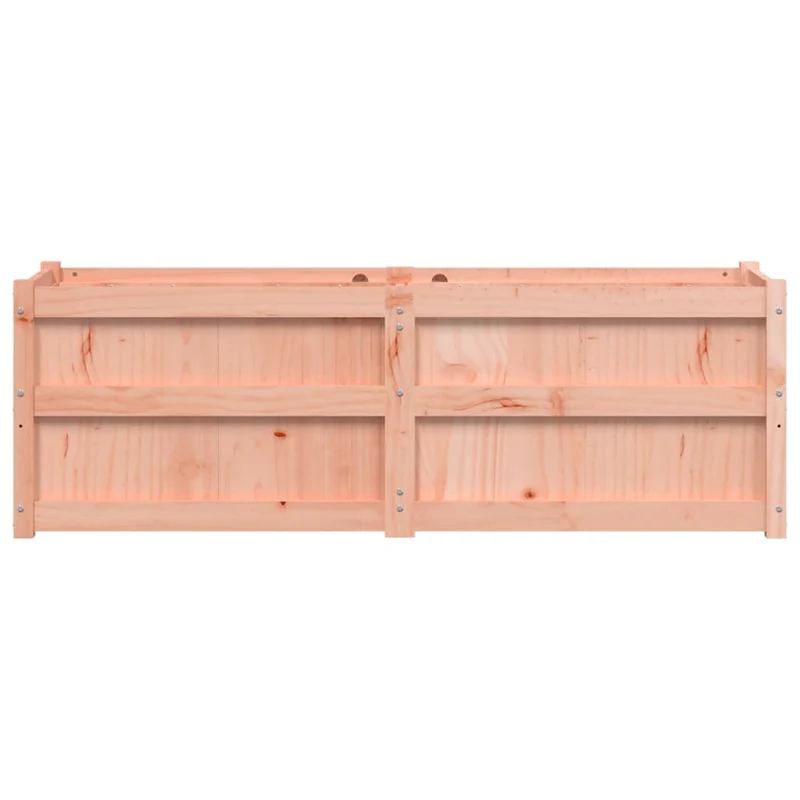 Jardinière bac lit surélevé plantes fleurs terrasse jardin 150 x 50 x 50 cm bois massif douglas marron 02_0037445