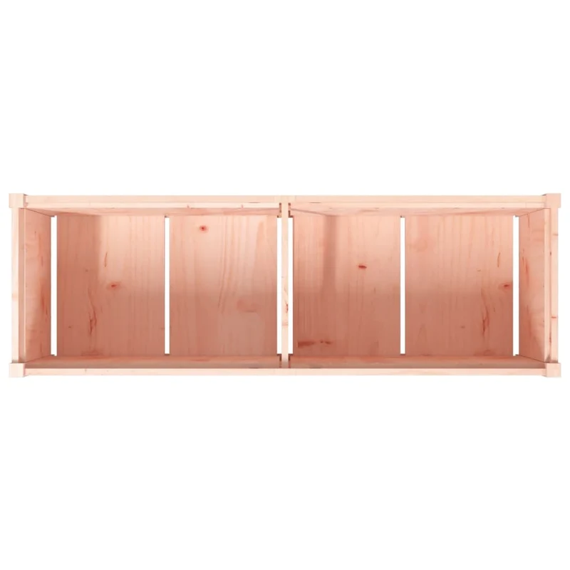 Jardinière bac lit surélevé plantes fleurs terrasse jardin 150 x 50 x 50 cm bois massif douglas marron 02_0037445