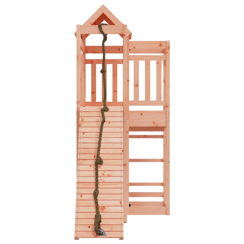 Maisonnette de jeu avec mur d'escalade 107 x 196 x 238 cm bois massif douglas 02_0004761