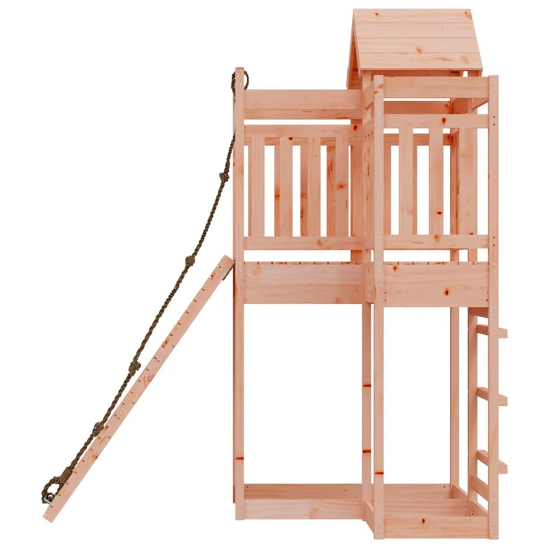 Maisonnette de jeu avec mur d'escalade 107 x 196 x 238 cm bois massif douglas 02_0004761