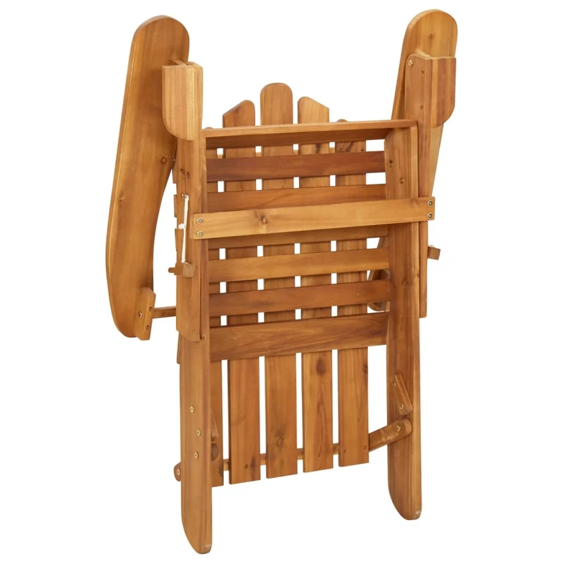 Ensemble de Salon de jardin meuble d'extérieur ensemble de mobilier adirondack 3 pièces bois acacia solide 02_0014210