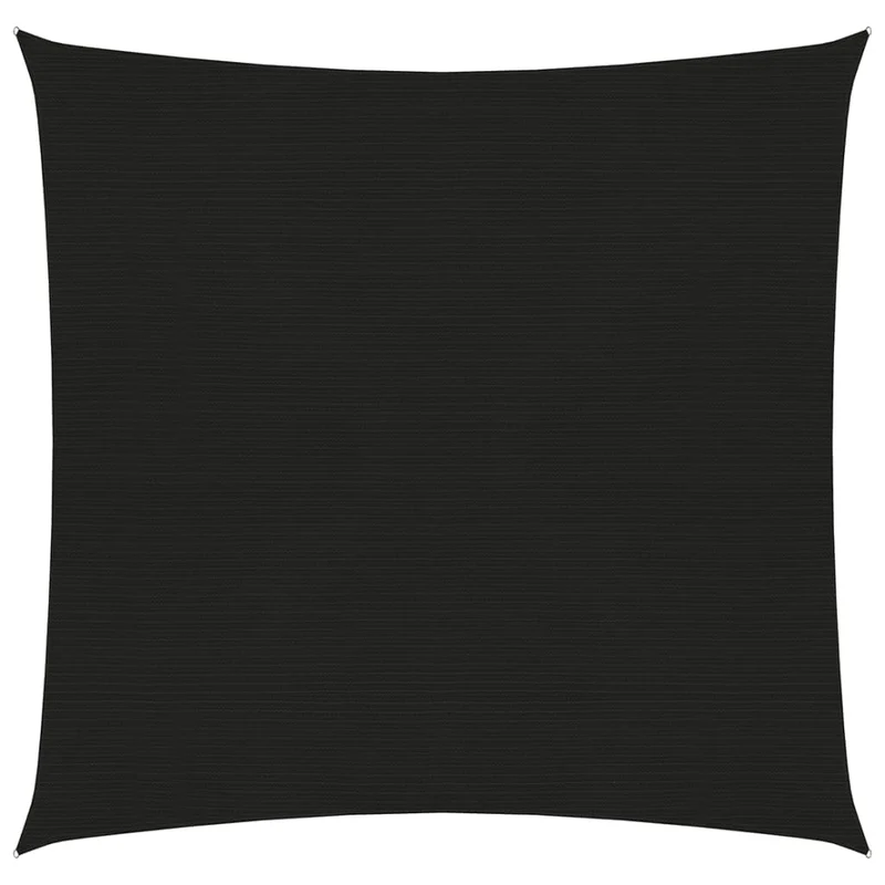 Voile d'ombrage 160 g/m² noir 6 x 6 m PEHD 02_0009224