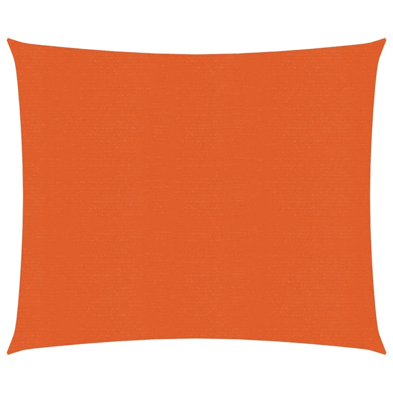 Voile toile d'ombrage parasol 160 g/m² orange 2,5 x 2,5 m PEHD 02_0009228