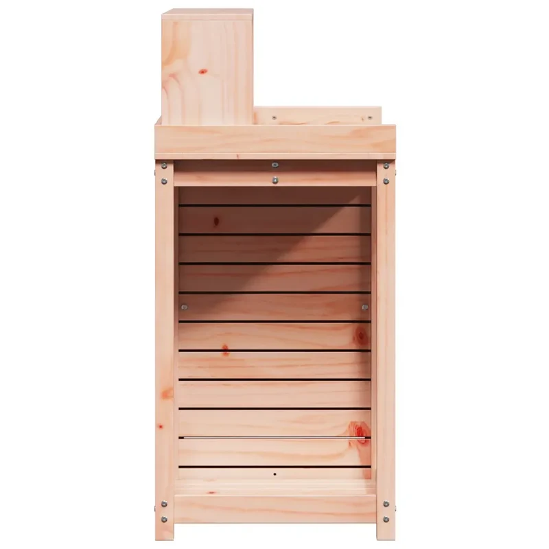 Table de rempotage en bois massif de douglas avec étagères 82,5 x 50 x 109,5 cm ventilation durable style naturel 02_0049253