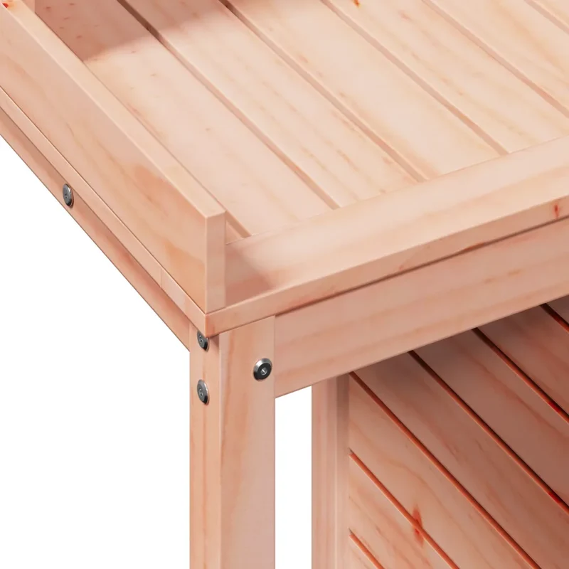 Table de rempotage en bois massif de douglas avec étagères 82,5 x 50 x 109,5 cm ventilation durable style naturel 02_0049253
