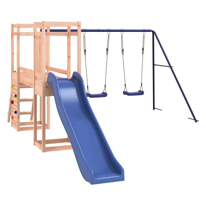 Aire de jeux d'extérieur 308 x 461 x 169 cm bois massif de douglas 02_0004729